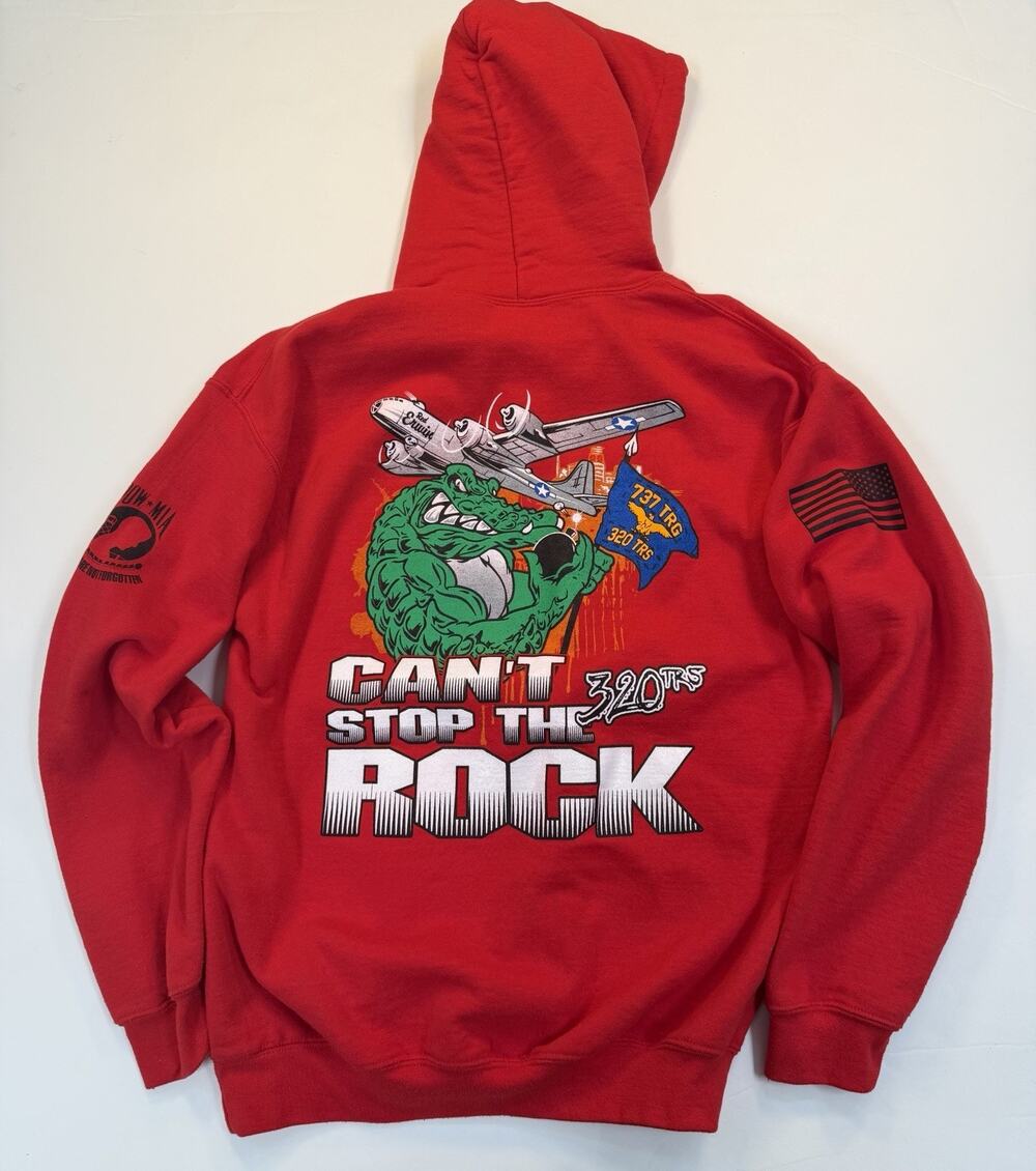 Mens Red Size Small Erwin Training Complex, Texas Air Force Base Sweatshirt